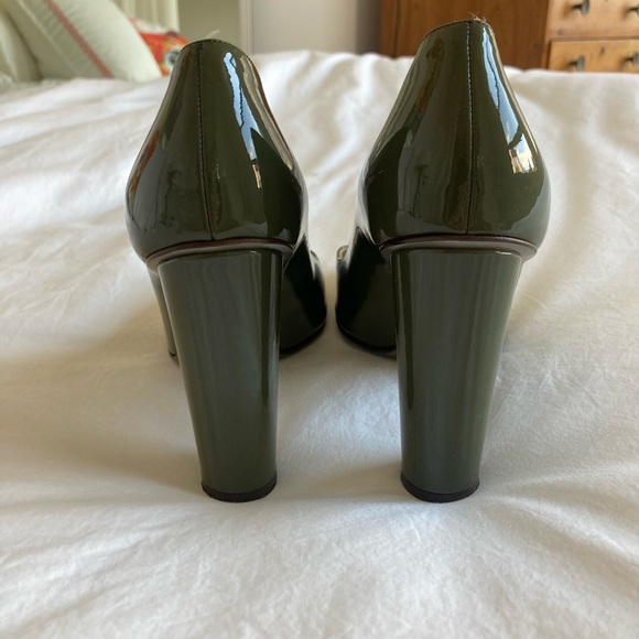 Dolce & Gabbana Green Patent Leather Heels - Picture 3 of 10